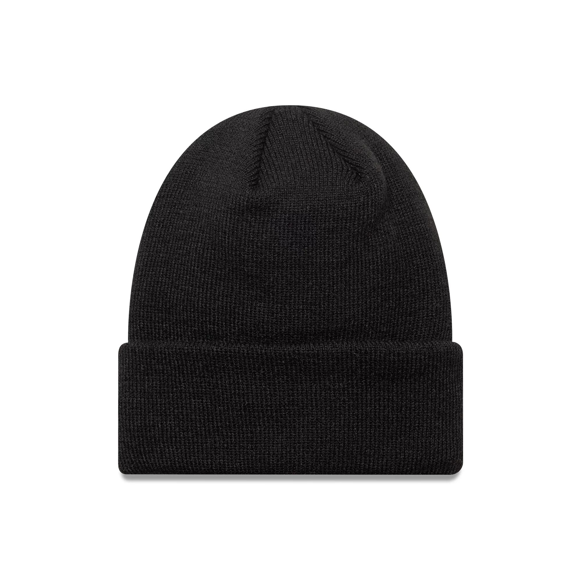 New York Yankees Youth MLB League Essential Black Cuff Knit Beanie Hat-kentox