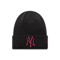 New York Yankees Youth MLB League Essential Black Cuff Knit Beanie Hat-kentox
