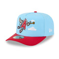 LA Angels MLB Cartoon Light Blue 59FIFTY A-Frame Fitted Cap-zelvios
