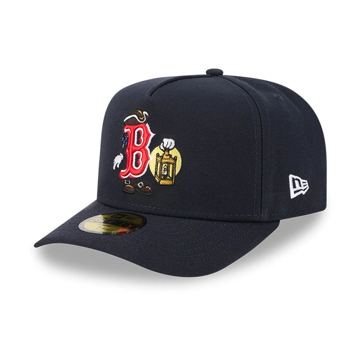 Boston Red Sox MLB Cartoon Navy 59FIFTY A-Frame Fitted Cap-zelvios