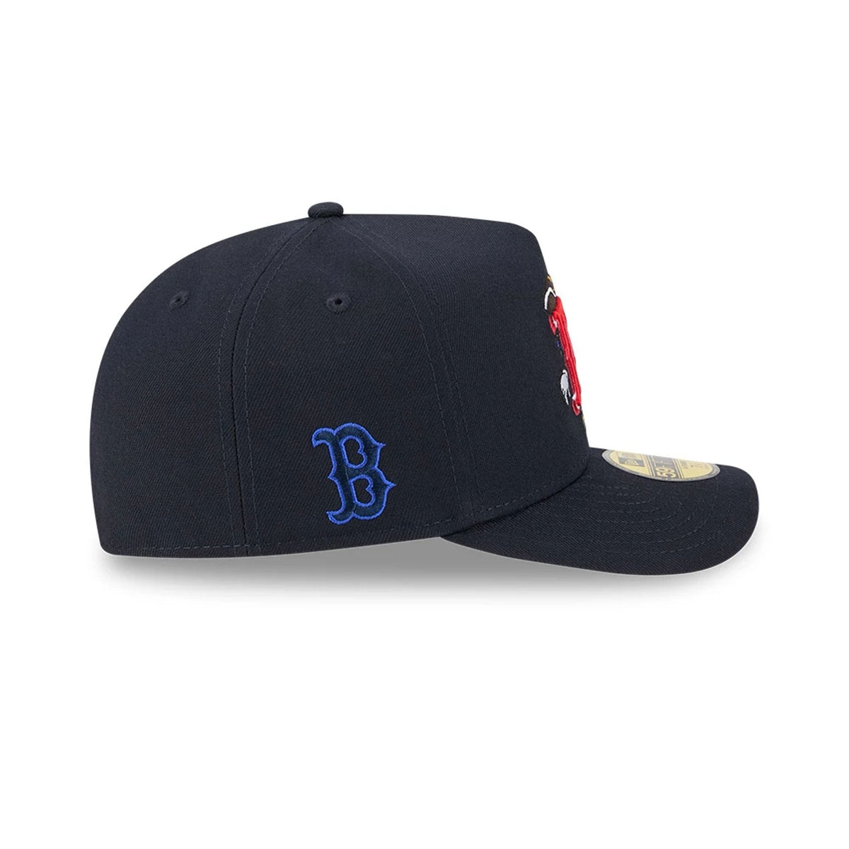 Boston Red Sox MLB Cartoon Navy 59FIFTY A-Frame Fitted Cap-zelvios