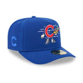 Chicago Cubs MLB Cartoon Blue 59FIFTY A-Frame Fitted Cap-zelvios