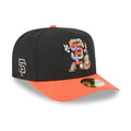 San Francisco Giants MLB Cartoon Black 59FIFTY A-Frame Fitted Cap-zelvios