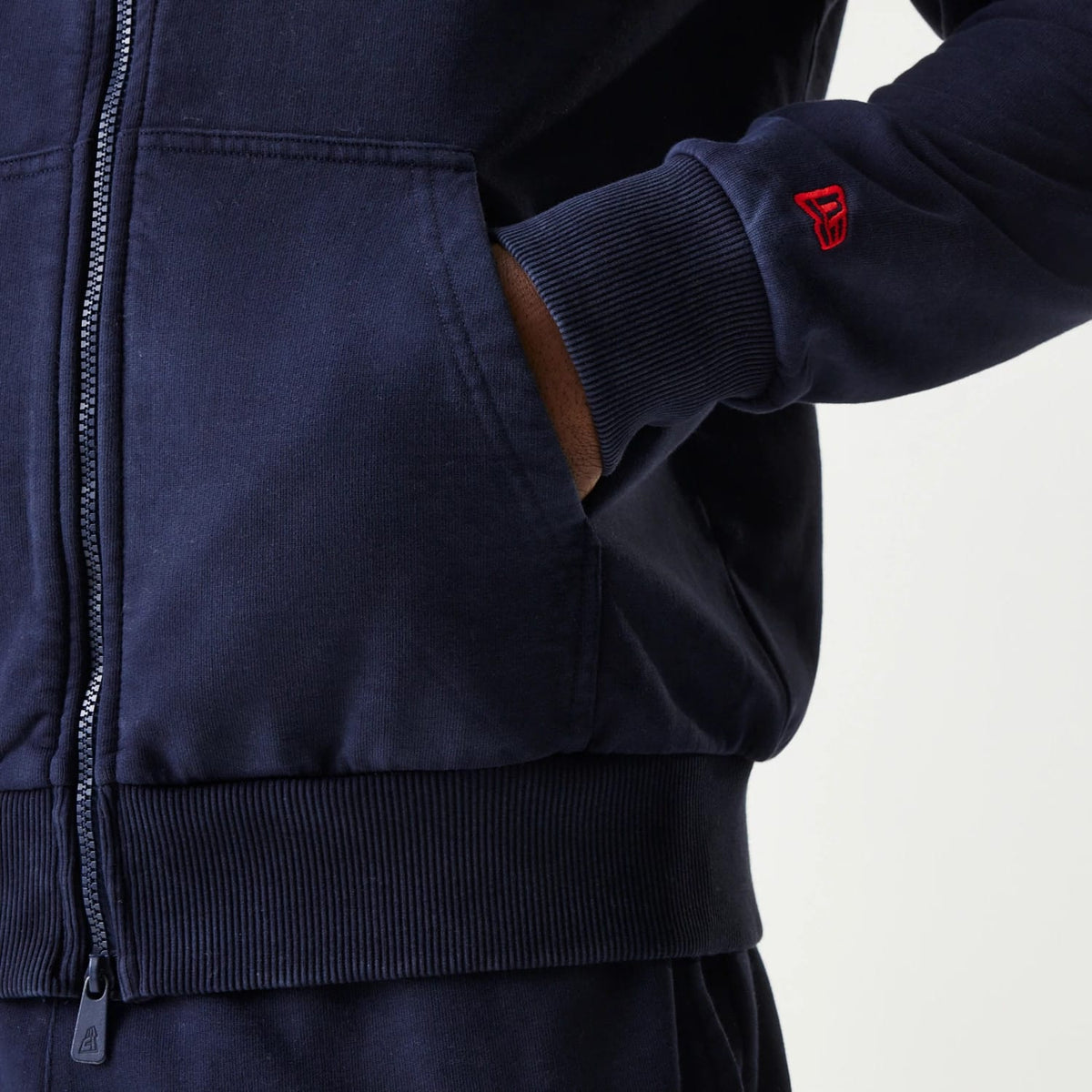 Red Bull Racing Dark Blue Oversized Full Zip Hoodie-zelvios