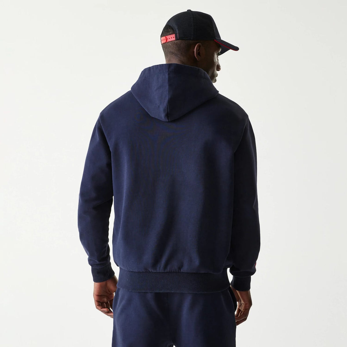 Red Bull Racing Dark Blue Oversized Full Zip Hoodie-zelvios