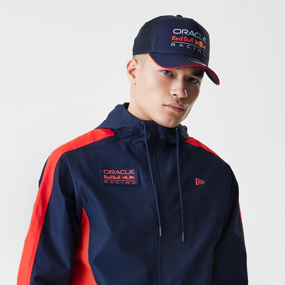 Red Bull Racing Dark Blue Windrunner Jacket-zelvios
