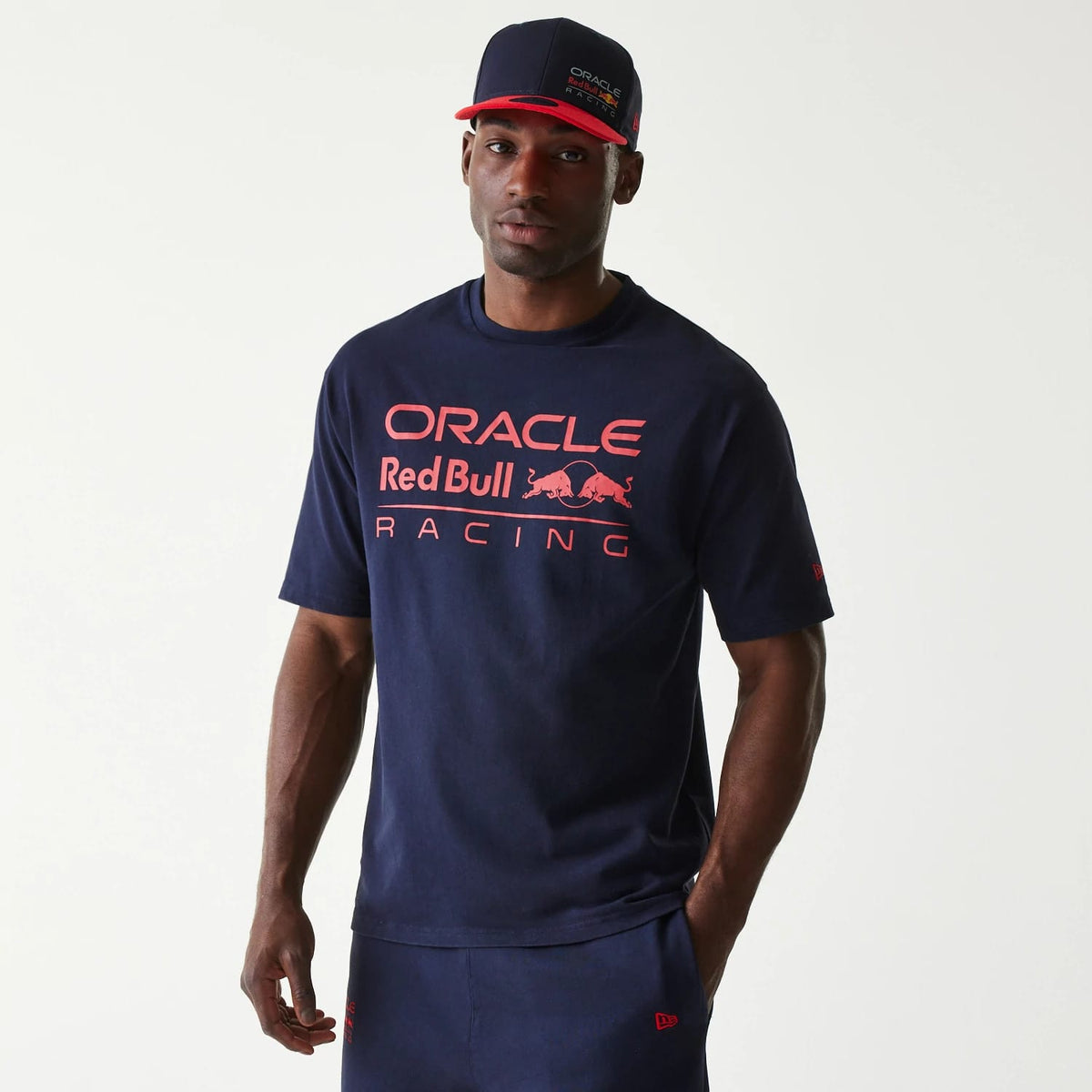 Red Bull Racing Dark Blue Oversized T-Shirt-zelvios