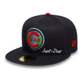 Chicago Cubs MLB Just Don Navy 59FIFTY Fitted Cap-zelvios