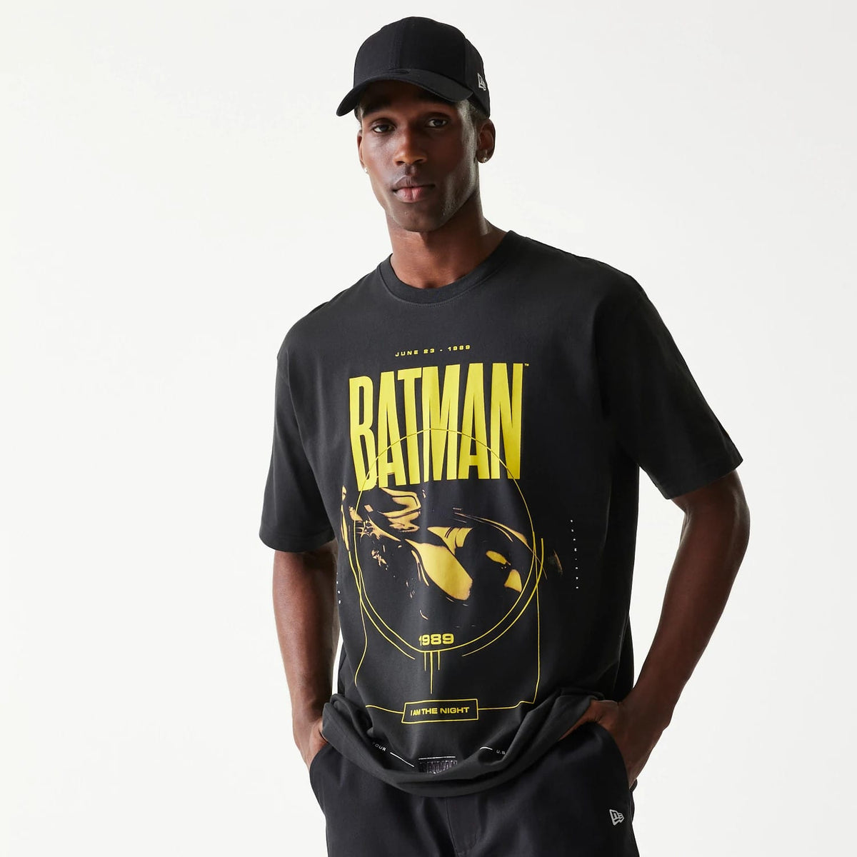 New Era Batman Batmobile Black T-Shirt-zelvios