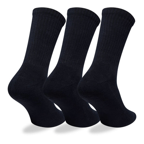 Alpine Racing Alpine Logo Navy 3 Pack Crew Socks-zelvios