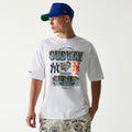 MLB Subway Series White Oversized T-Shirt-zelvios