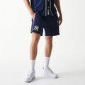 New York Yankees MLB Piping Navy Shorts-zelvios