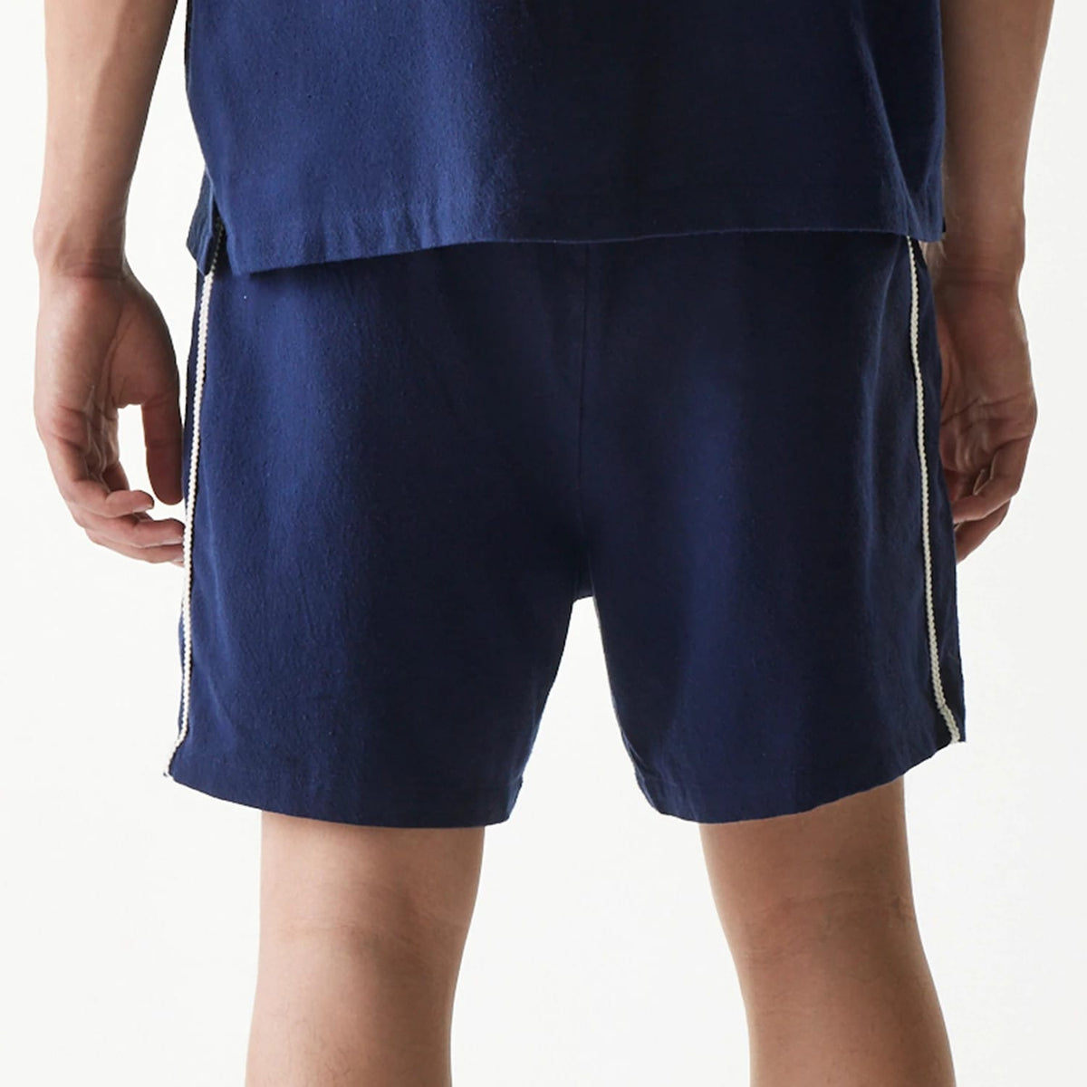 New York Yankees MLB Piping Navy Shorts-zelvios