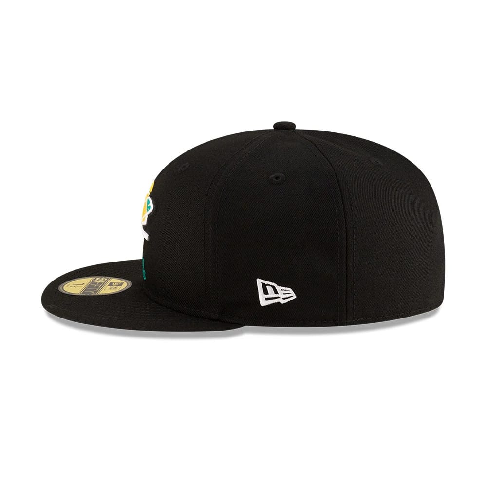 California Golden Seals NHL Basic Black 59FIFTY Fitted Cap-zelvios