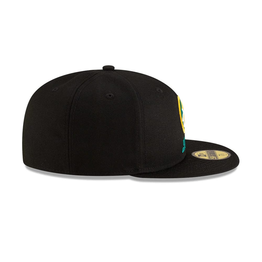 California Golden Seals NHL Basic Black 59FIFTY Fitted Cap-zelvios