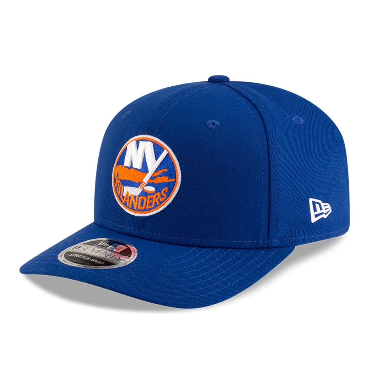New York Islanders NHL Team Blue 9SEVENTY Stretch Snap Adjustable Cap-zelvios