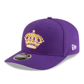 LA Kings NHL Team Purple 9SEVENTY Stretch Snap Adjustable Cap-zelvios