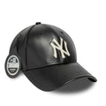 New York Yankees MLB Leather Black 9FORTY M-Crown Adjustable Cap-zelvios