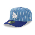 LA Dodgers MLB Parallel Dark Blue 59FIFTY A-Frame Fitted Cap-zelvios