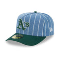 Athletics MLB Parallel Blue 59FIFTY A-Frame Fitted Cap-zelvios