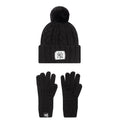New York Yankees Youth MLB Black Beanie & Gloves Set-zelvios