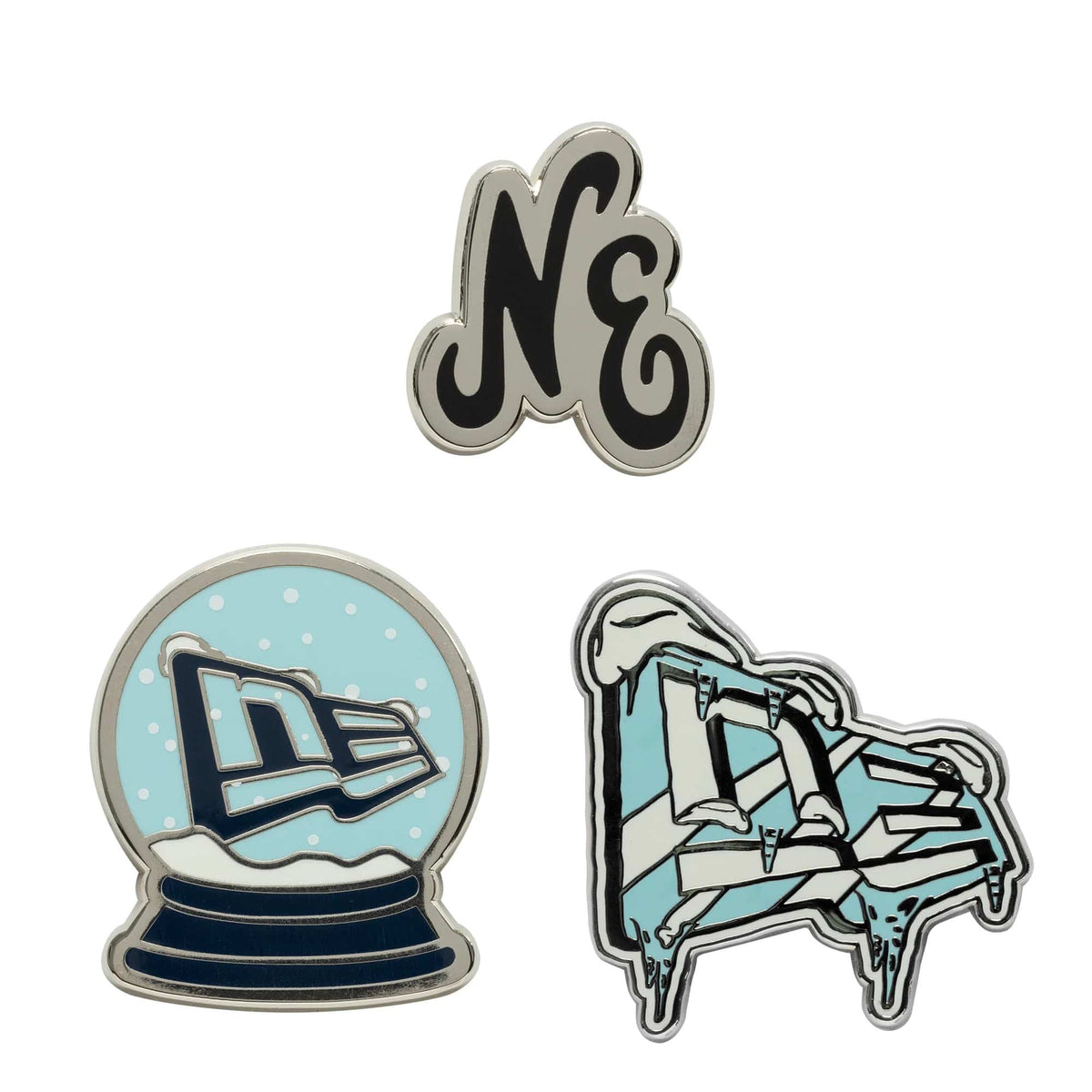 New Era 3 Pin Gift Set Multi Pin Badge-zelvios