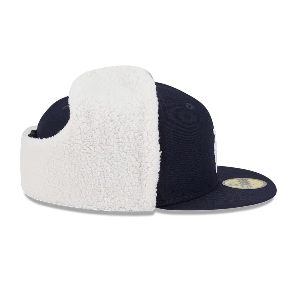 Detroit Tigers MLB Classic Navy Dogear 59FIFTY Fitted Cap-kentox