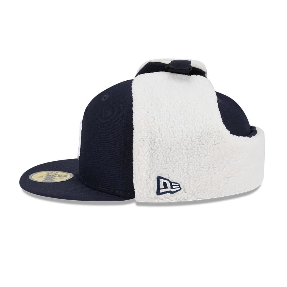 Detroit Tigers MLB Classic Navy Dogear 59FIFTY Fitted Cap-kentox