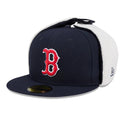 Boston Red Sox MLB Classic Navy Dogear 59FIFTY Fitted Cap-zelvios
