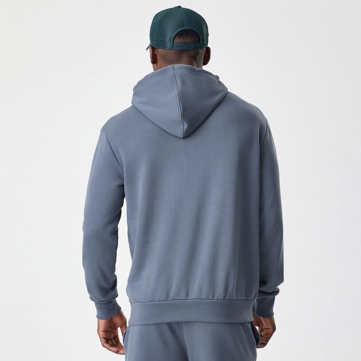 LA Dodgers MLB Midi League Essential Dark Grey Oversized Pullover Hoodie-zelvios