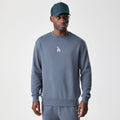LA Dodgers MLB Midi League Essential Dark Grey Oversized Crew Neck Sweater-zelvios