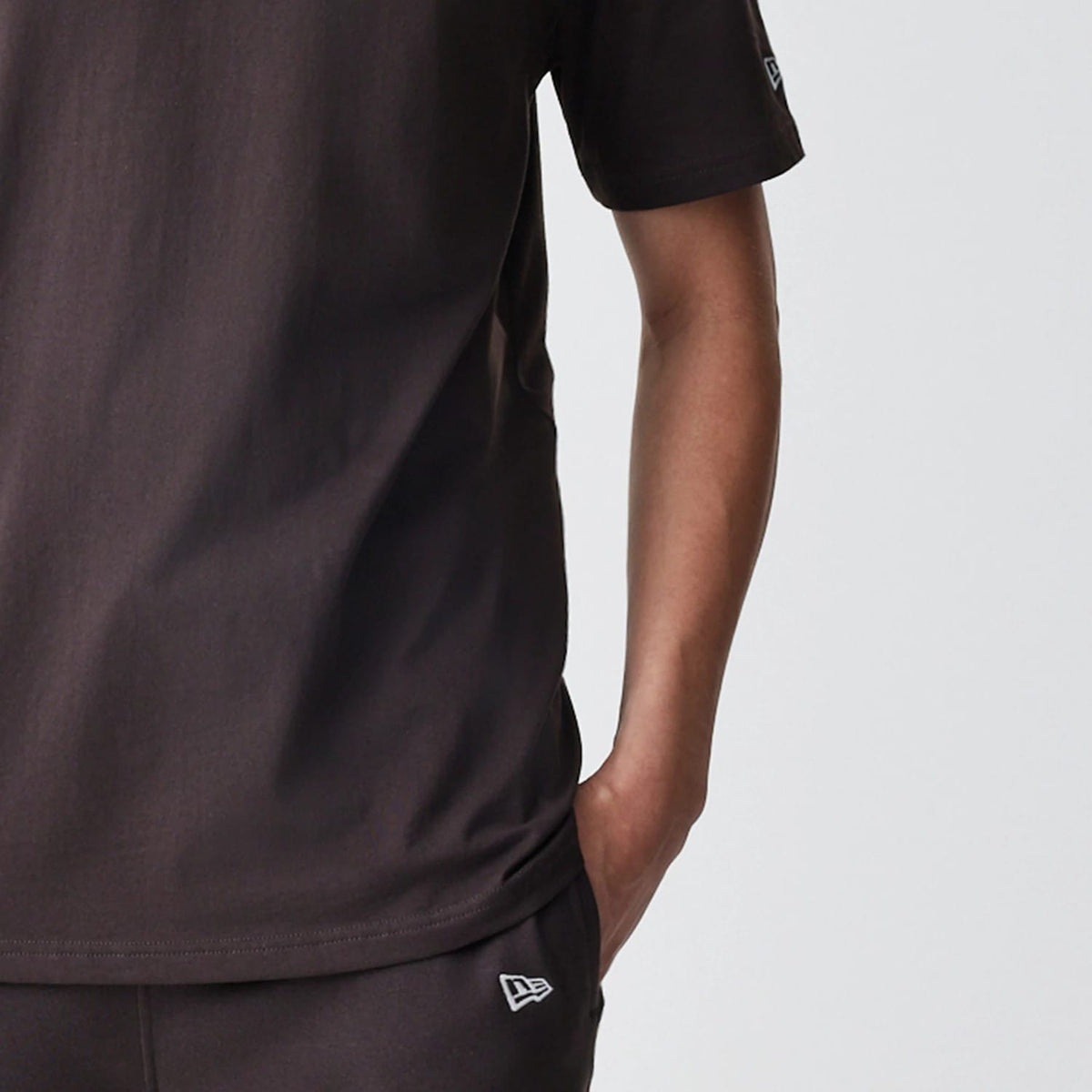 New York Yankees MLB Midi League Essential Dark Brown Oversized T-Shirt-zelvios