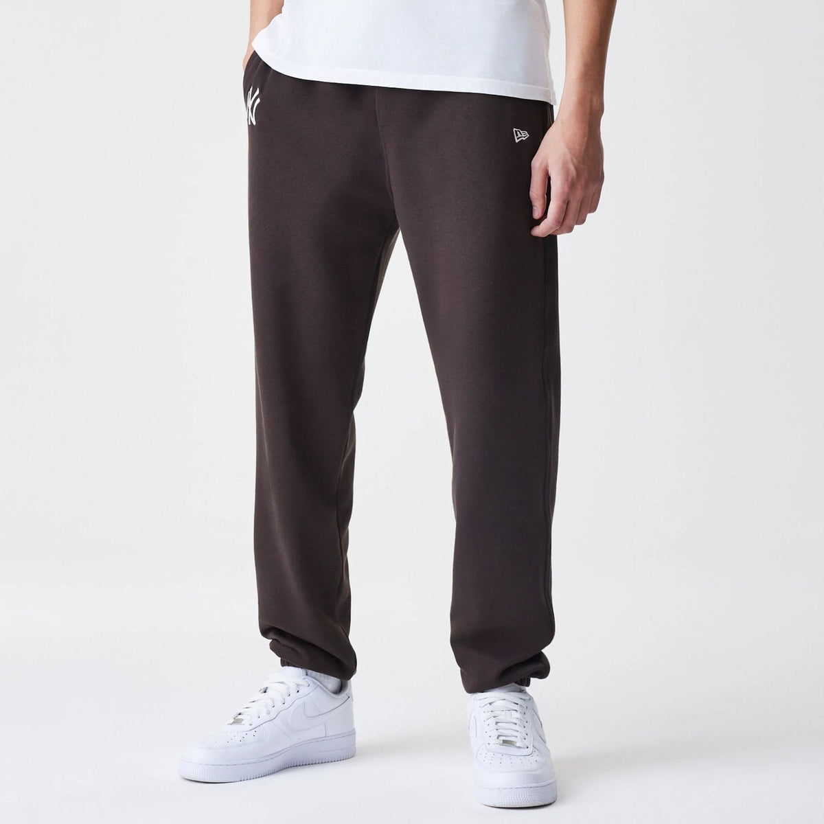 New York Yankees MLB Midi League Essential Dark Brown Joggers-zelvios