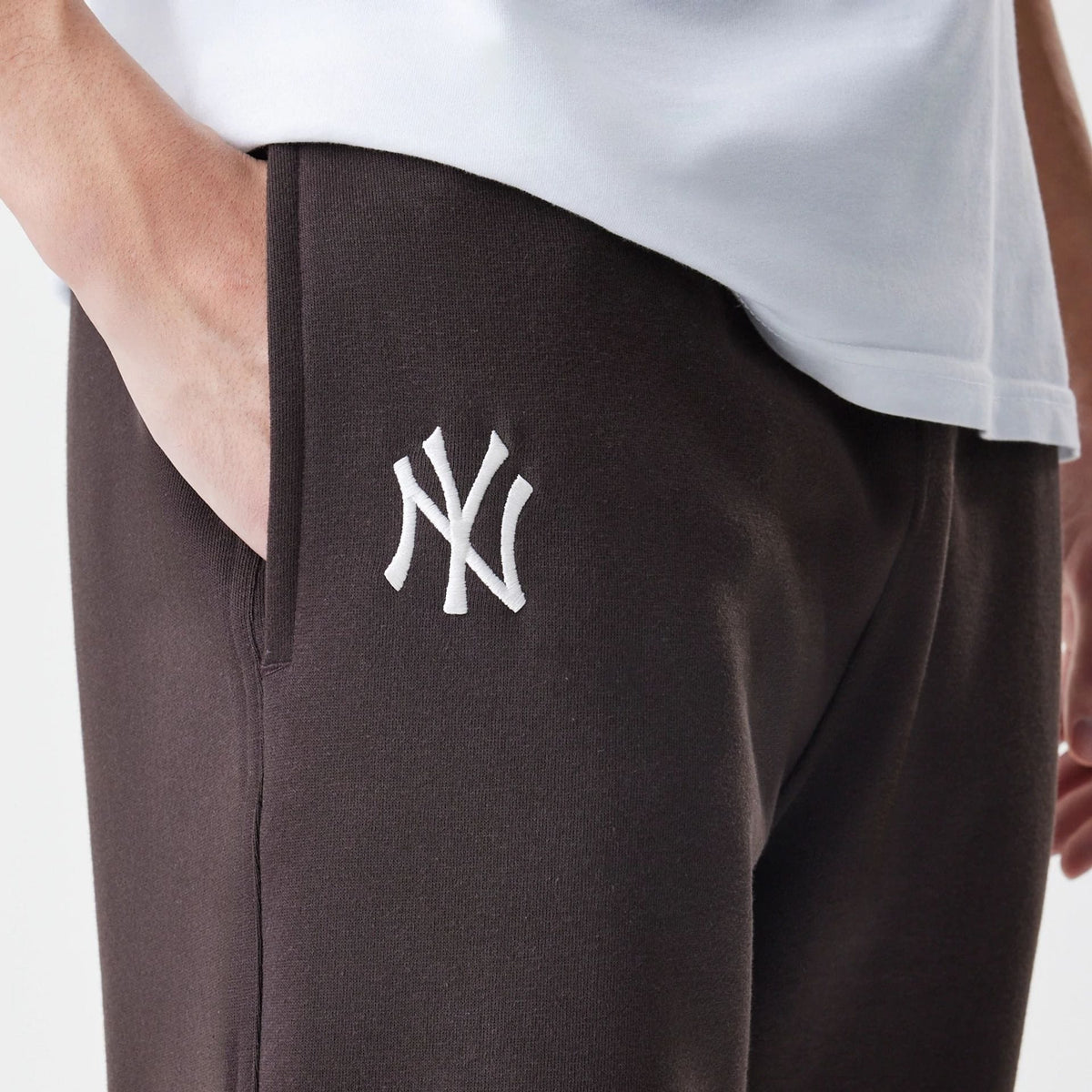 New York Yankees MLB Midi League Essential Dark Brown Joggers-zelvios