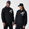New Era Cord Black Coaches Jacket-zelvios
