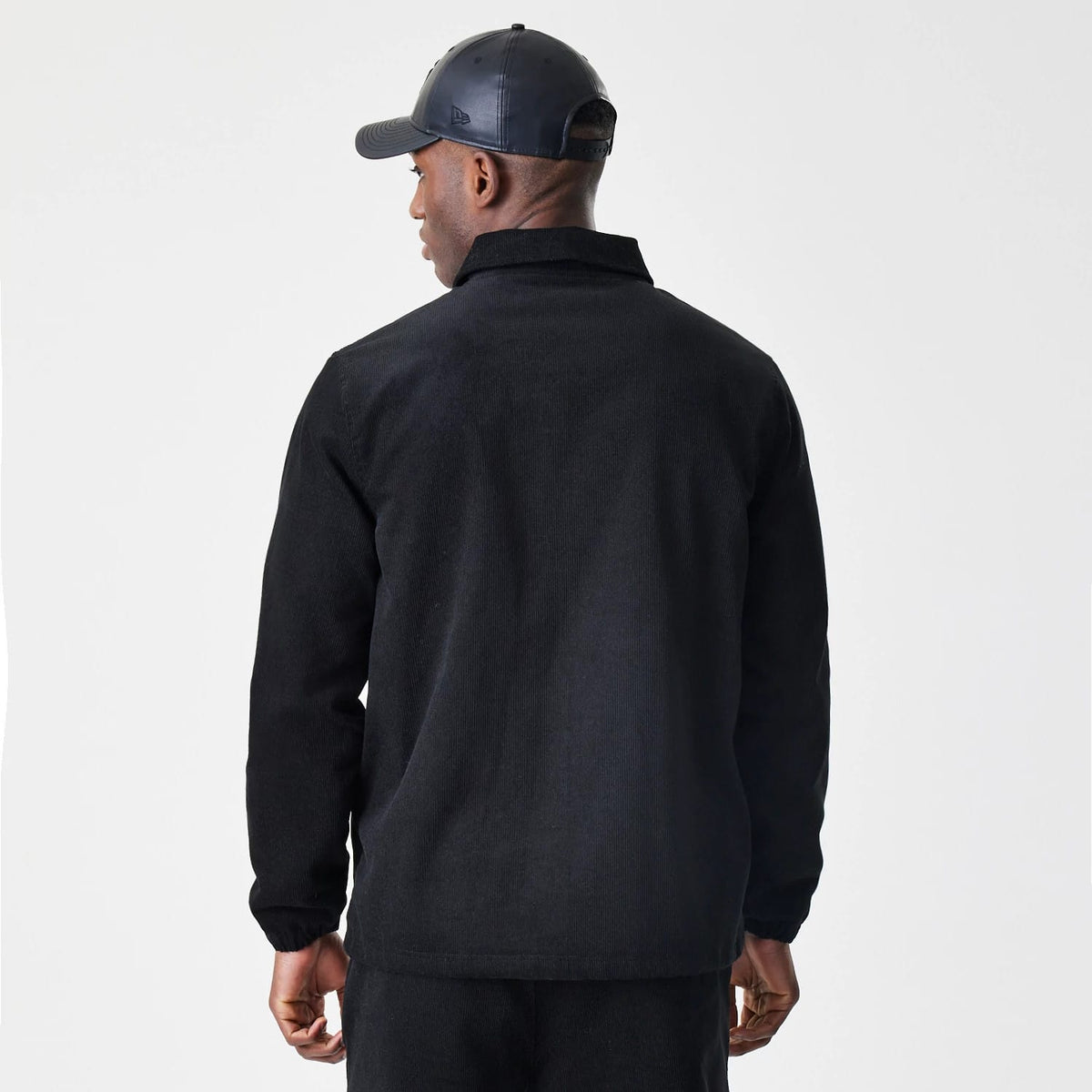 New Era Cord Black Coaches Jacket-zelvios