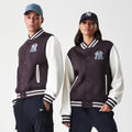 New York Yankees MLB Dark Brown Varsity Jacket-zelvios