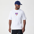 New Era Location White Oversized T-Shirt-zelvios