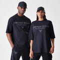 Chicago Bulls NBA Linear Black T-Shirt-zelvios