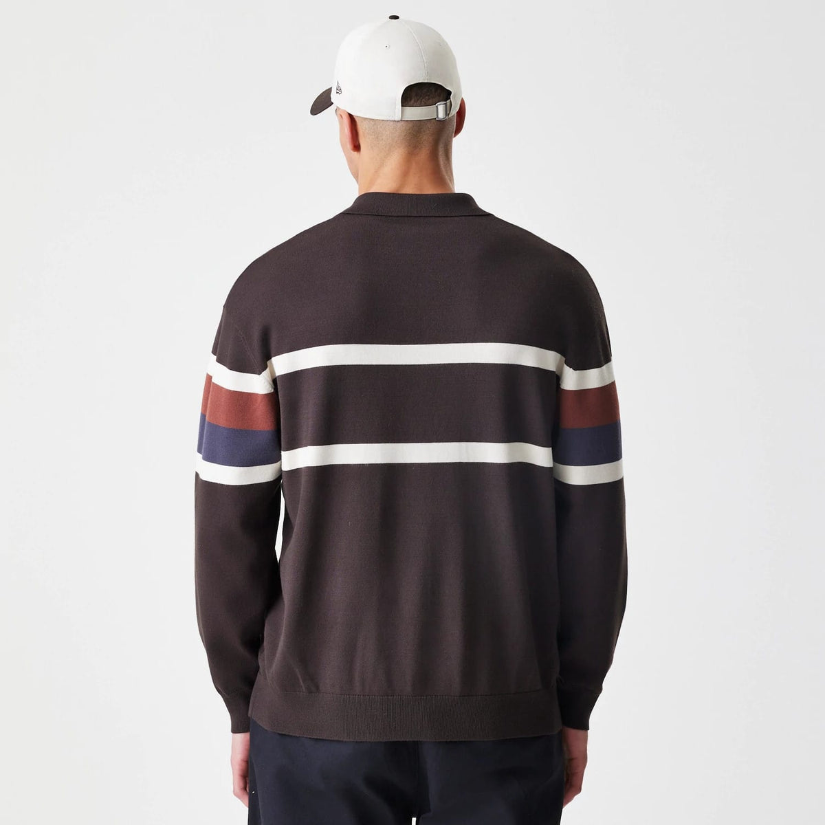 LA Dodgers MLB Knit Brown Rugby Shirt-zelvios