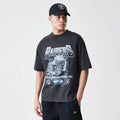 Las Vegas Raiders NFL Washed Boxy Dark Grey Oversized T-Shirt-zelvios