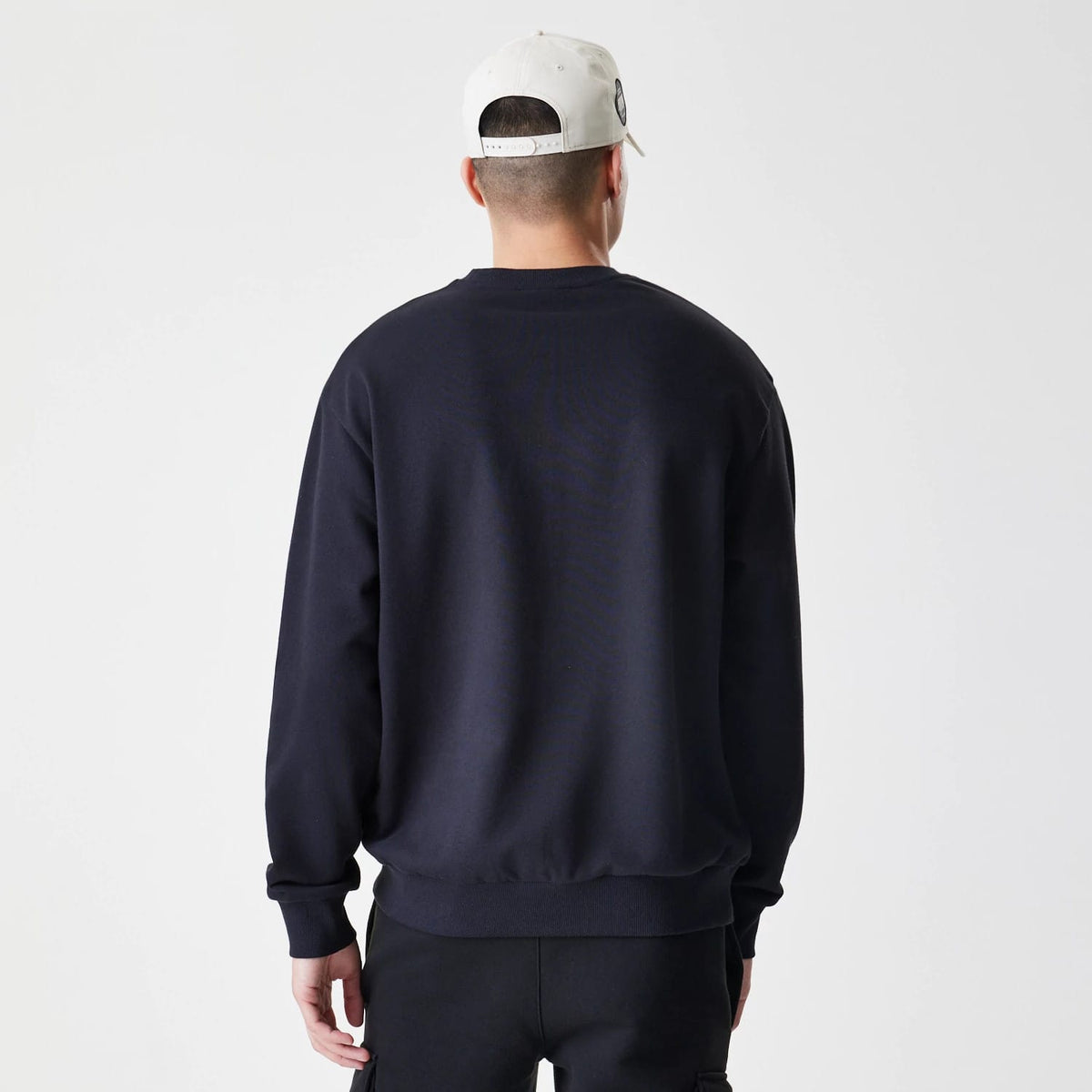 New York Yankees MLB Script Black Crew Neck Sweater-zelvios