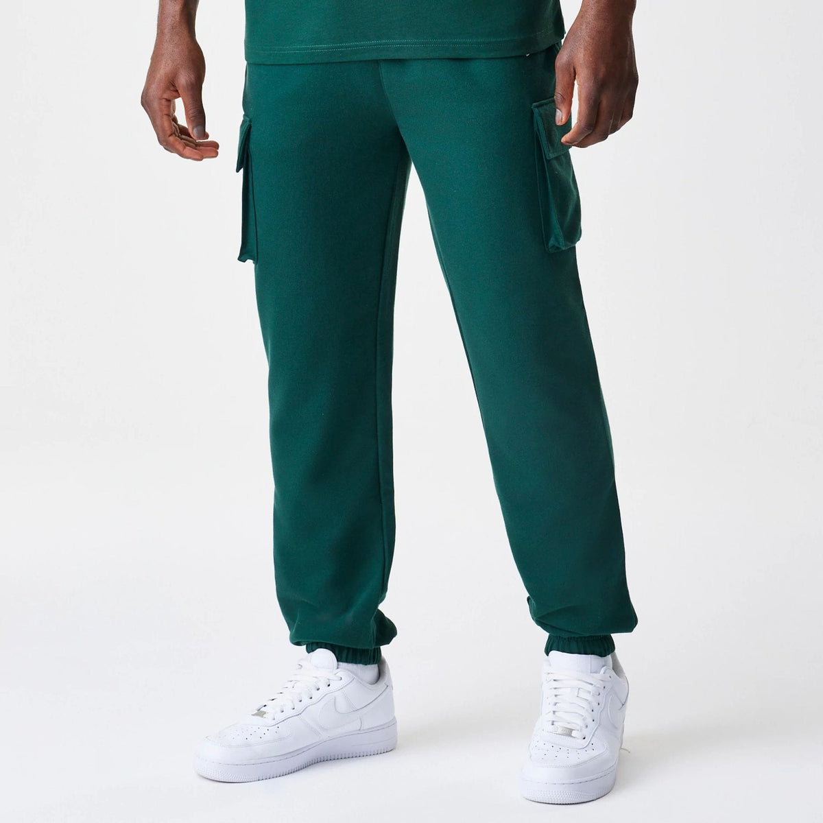 New Era Core Cargo Dark Green Joggers-zelvios