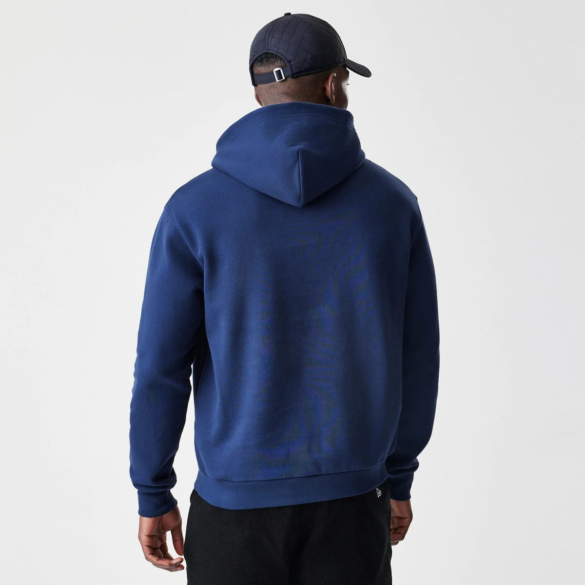 New York Yankees MLB Script Navy Oversized Pullover Hoodie-zelvios