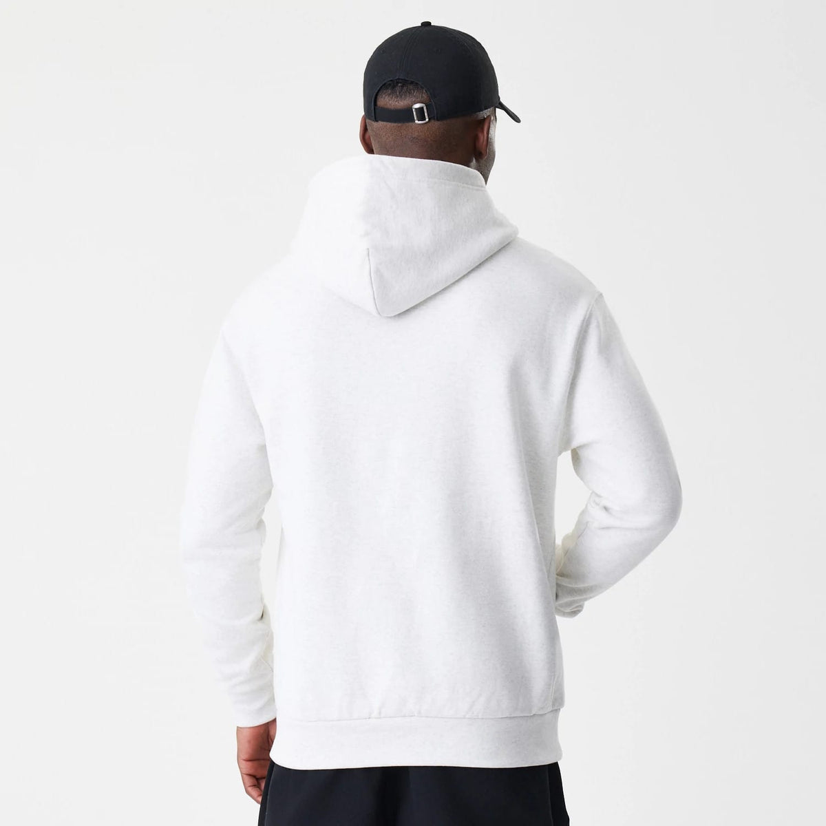 LA Dodgers MLB Script White Oversized Pullover Hoodie-zelvios