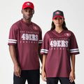 San Francisco 49ers NFL Mesh Dark Red Jersey-zelvios