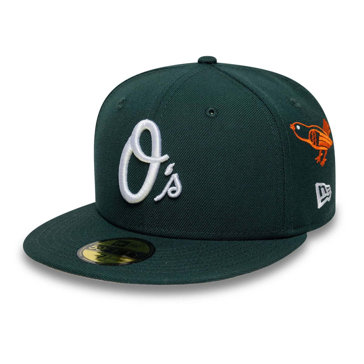 Baltimore Orioles MLB Dark Green 59FIFTY Fitted Cap-zelvios