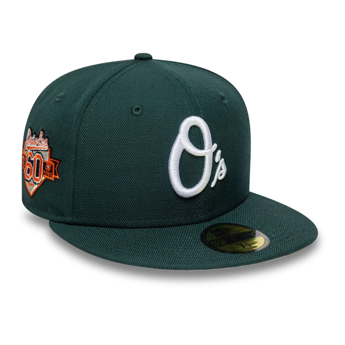 Baltimore Orioles MLB Dark Green 59FIFTY Fitted Cap-zelvios