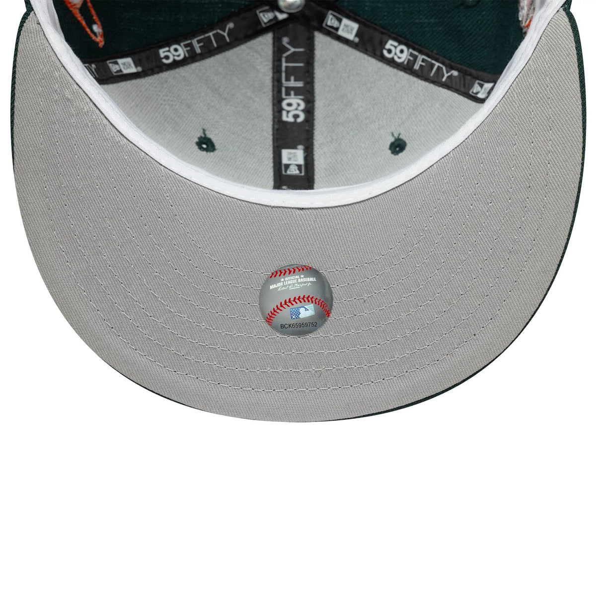 Baltimore Orioles MLB Dark Green 59FIFTY Fitted Cap-zelvios