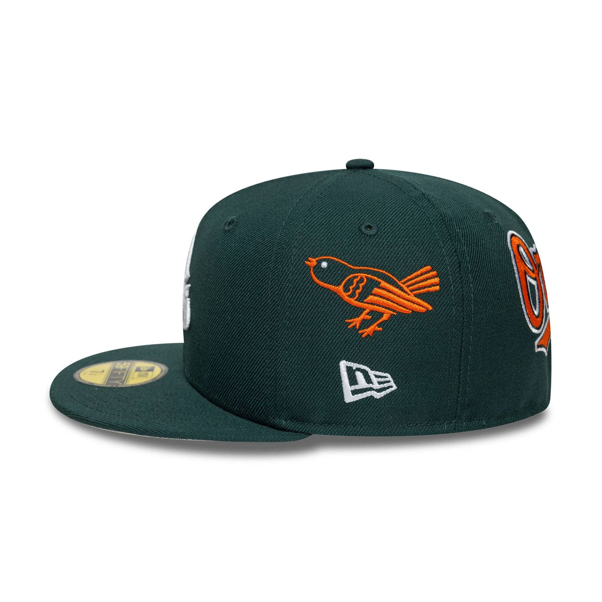Baltimore Orioles MLB Dark Green 59FIFTY Fitted Cap-zelvios